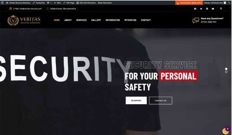 Veritas security solutions website