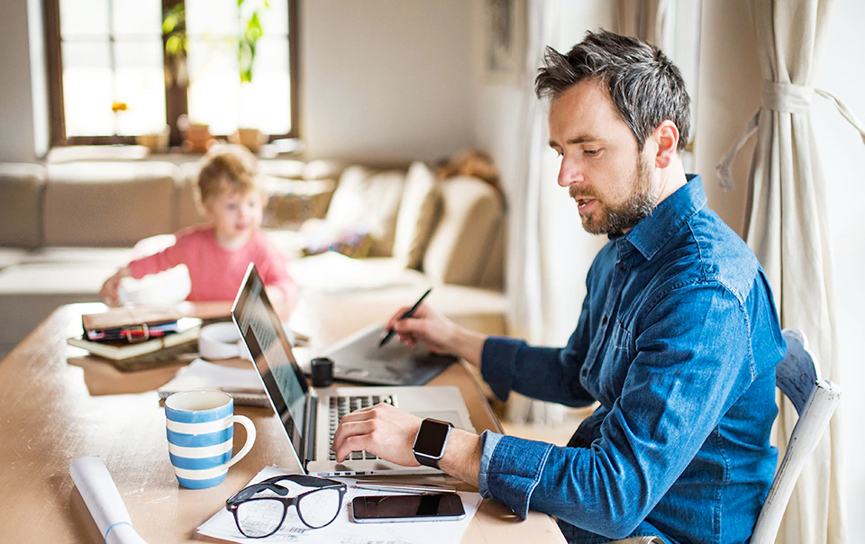 Working From Home Kids